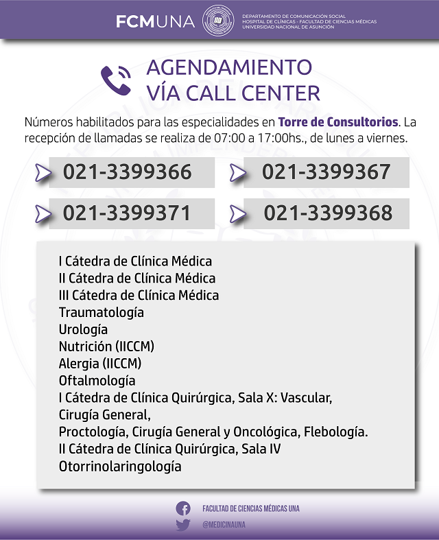 Agend. Hospital de Clínicas Agend. Hospital de Clínicas